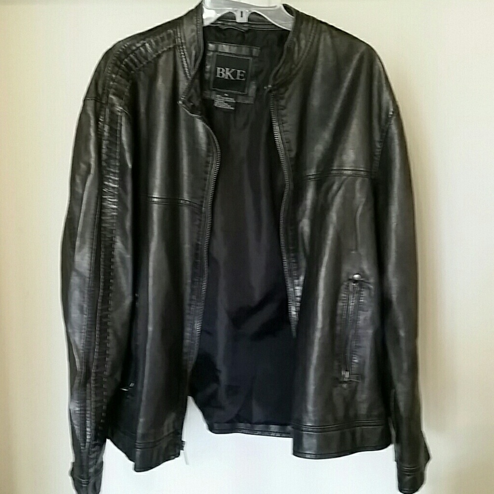 Men's BKE faux leather jacket